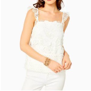NWT Lilly Pulitzer "Azaria" Lace Tank Top size: M
